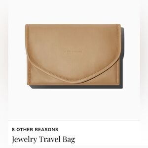 8 Other Reasons Beige Travel Jewelry Bag